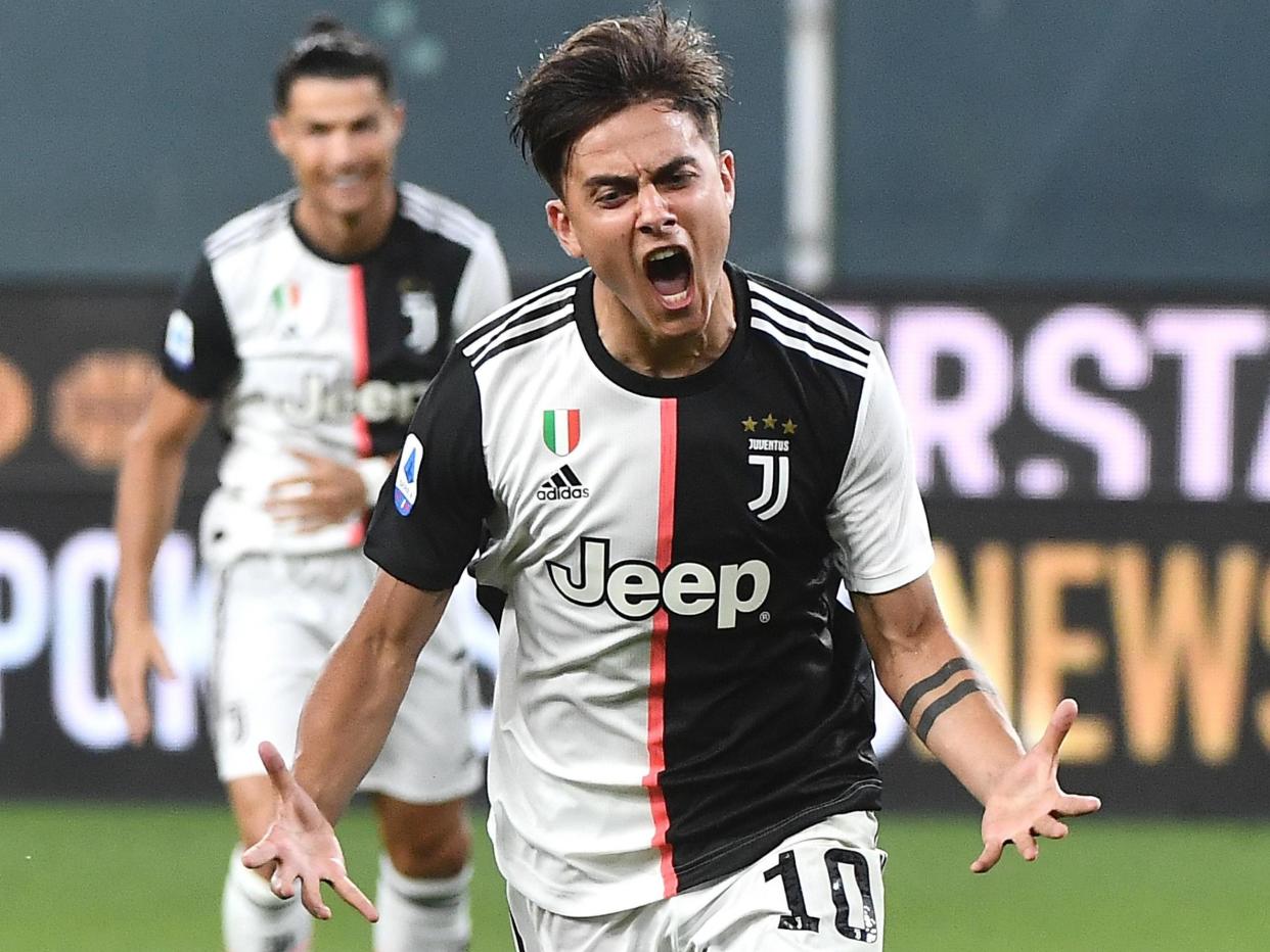 Juventus player Paulo Dybala: EPA