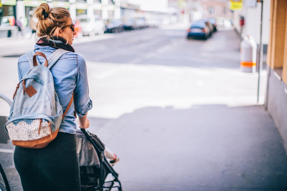 The mum bun is the hairstyle of choice (read necessity) for many mamas [Photo: Getty]