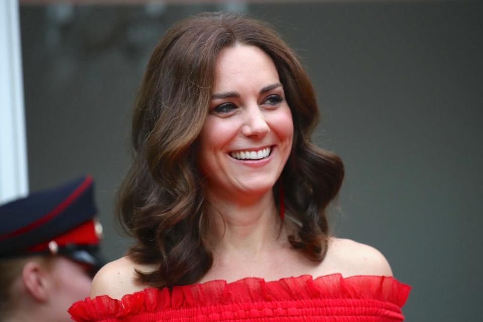 Kate Middleton Duchess of Cambridge red dress