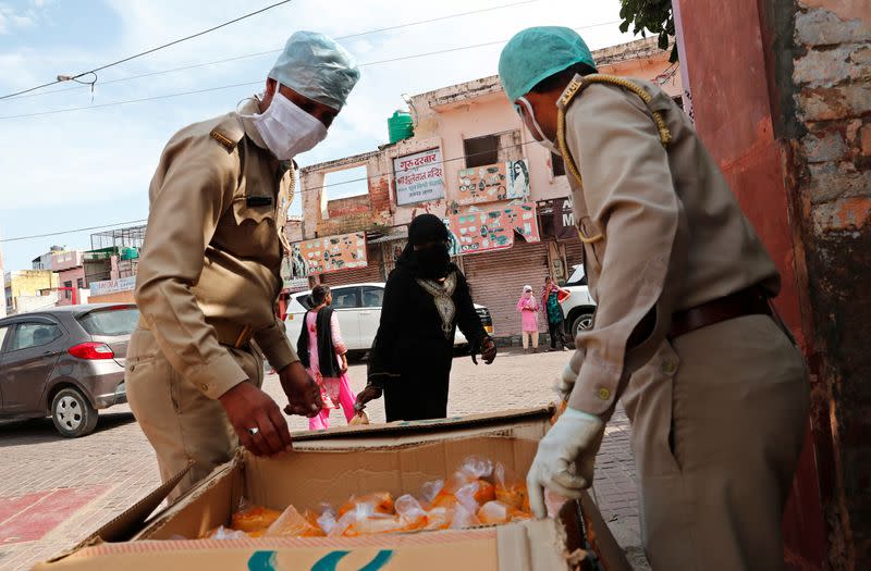 The spread of the coronavirus disease (COVID-19) in New Delhi