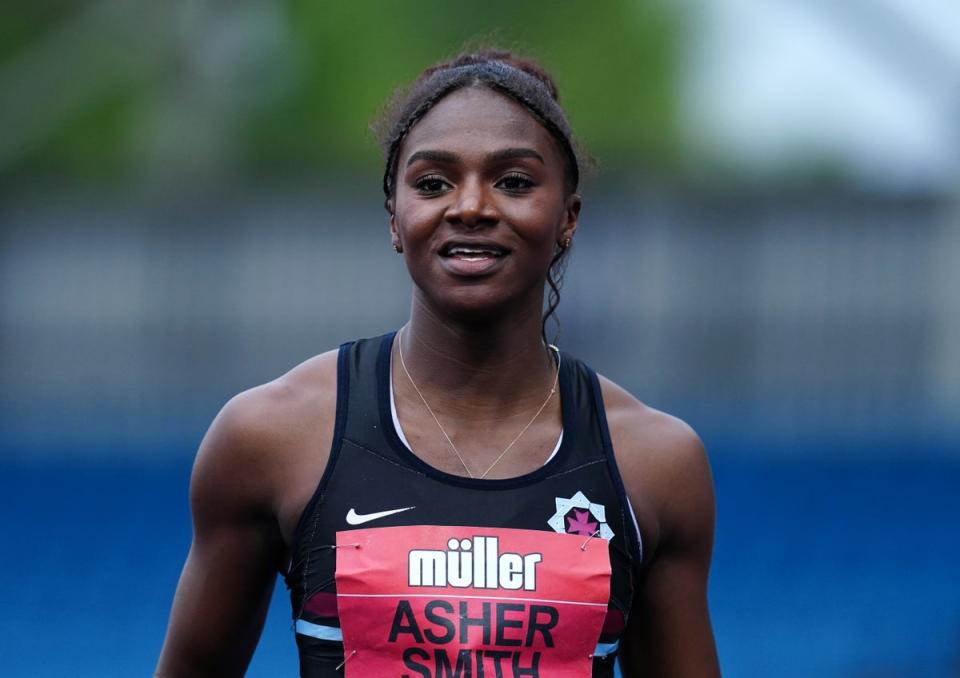 Dina Asher-Smith is out to defend her 200m title. (Martin Rickett/PA) (PA Wire)