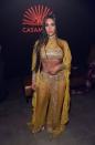 <p>Kim Kardashian served a bold babe look as the songstress at Casamigos' 2017 Halloween Party in Los Angeles, California.</p>