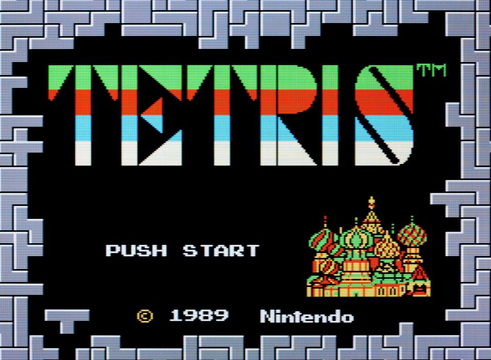 Tetris - Nintendo Entertainment System - NES Videogame - Editorial use only