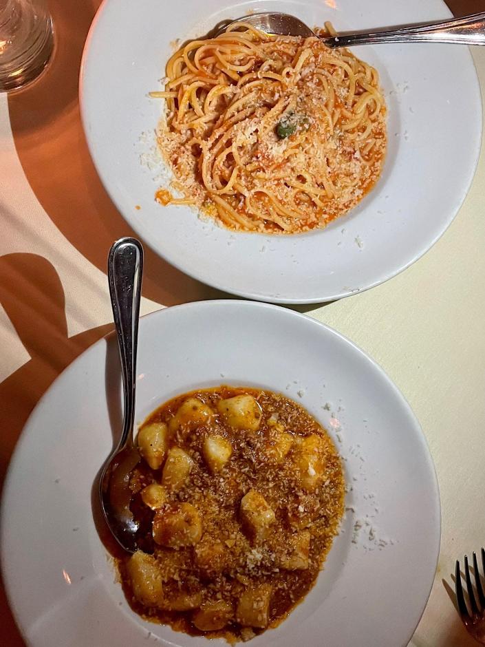 Gnocchis et spaghettis pomodoro de Giorgio Baldi