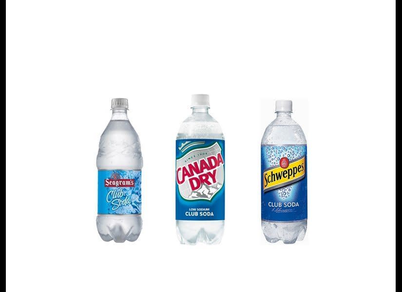 Seltzer water and club soda are very similar, but there <em>is</em> a notable difference between the two. Unlike seltzer, mineral-like ingredients are added to club soda to enhance the flavor. If you look on the list of ingredients, you'll likely see potassium bicarbonate and potassium sulfate listed. Regardless, you could still swap one for the other without really being able to pick up on a difference of taste (though according to some, <a href="http://www.thekitchn.com/good-question-whats-the-differ-1-85739" target="_hplink">it can be detected</a>).