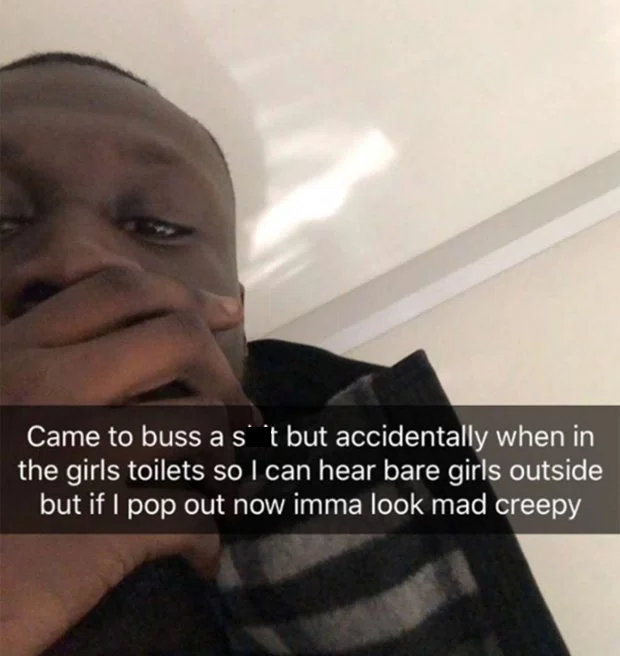 Stormzy shared his predicament on Snapchat. Copyright: [Snapchat]