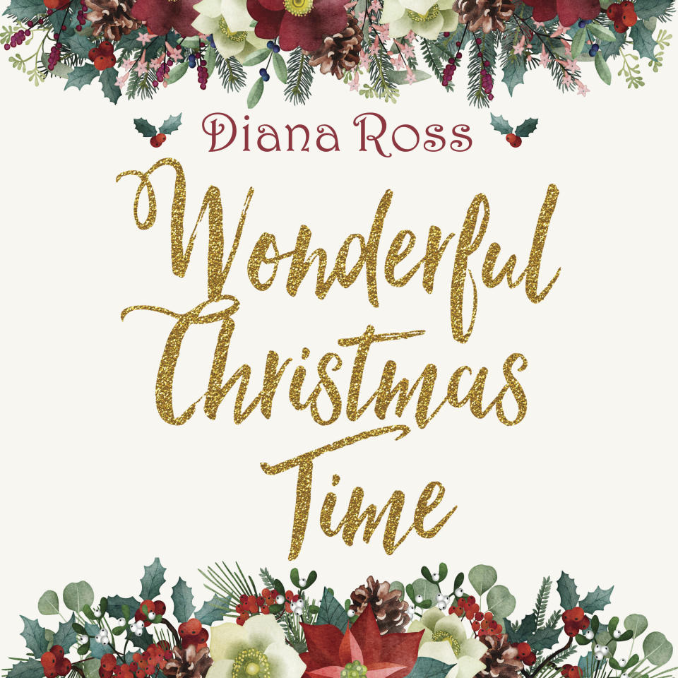 This cover image released by Ross Records/UMe shows "Wonderful Christmas Time," a holiday album from Diana Ross. (Ross Records/UMe via AP)