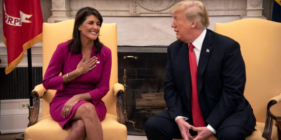 nikki haley trump oval office