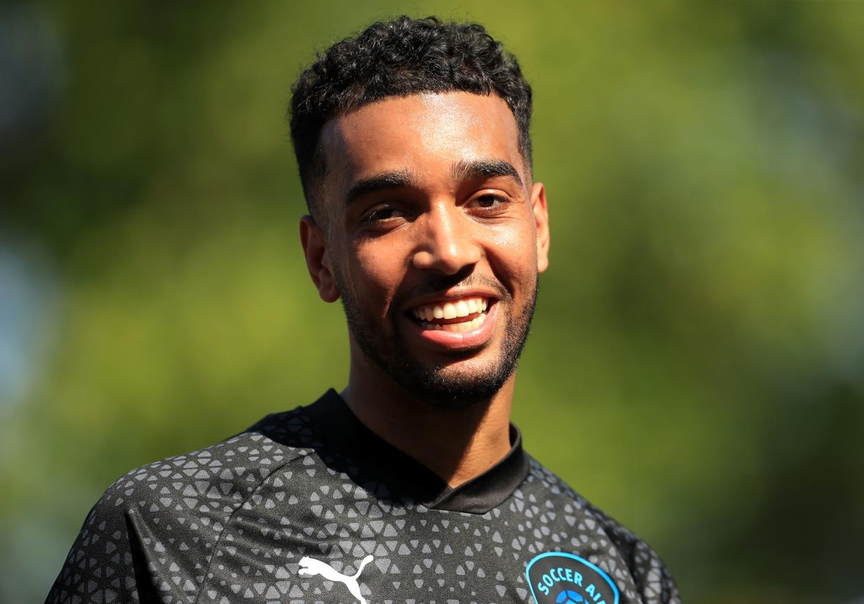 Niko Omilana during a training session at Champneys Tring (PA)