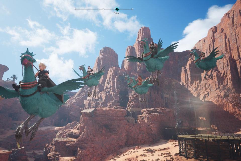 Chocobos are great for getting around the game’s landscapes at speed (SQUARE-ENIX LTD.)