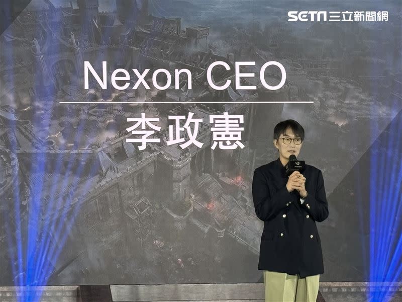 韓國原廠Nexon執行長「李政憲」特地跨海來台參加上市記者會。（圖／記者林柏廷攝影）