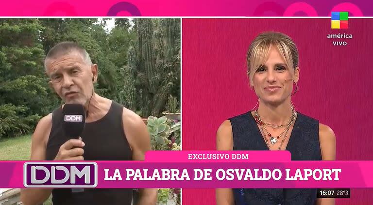 Osvaldo Laport habló sobre la salud de su amigo (Foto: captura TV)