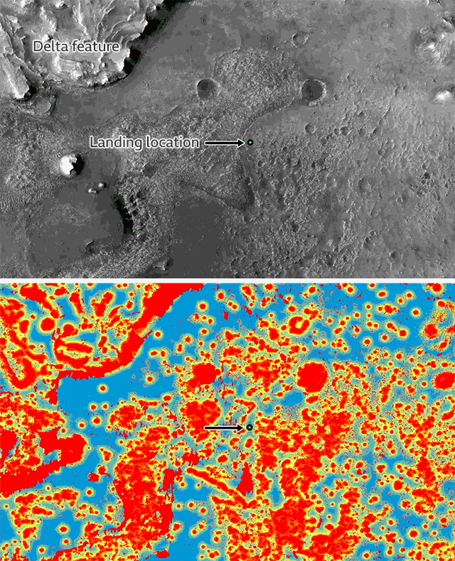 Landing maps