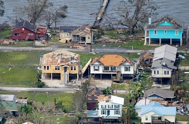 Hurricane Laura damage Louisiana