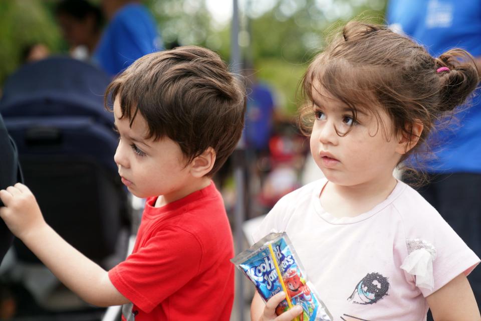 Catholic Charities and Obreros Unidos de Yonkers hosted a lunch for immigrants at the Ramada Inn in Yonkers on Saturday, August 26, 2023.