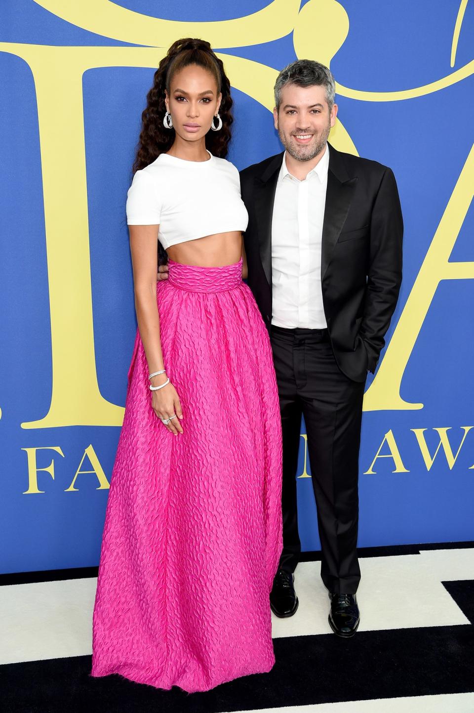 Joan Smalls and Brandon Maxwell.