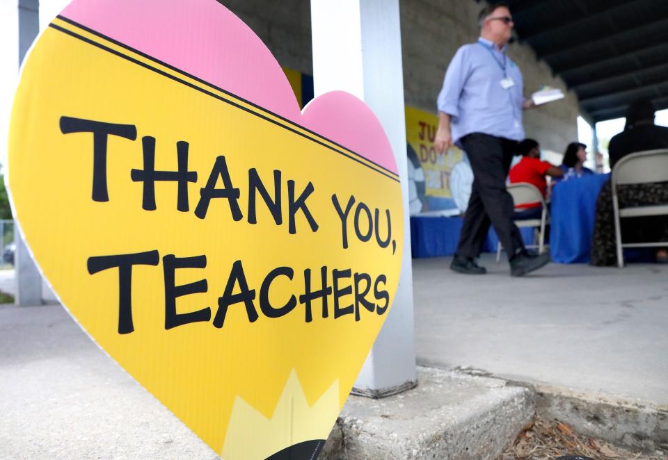 Teacher Appreciation Week is held annually in May.