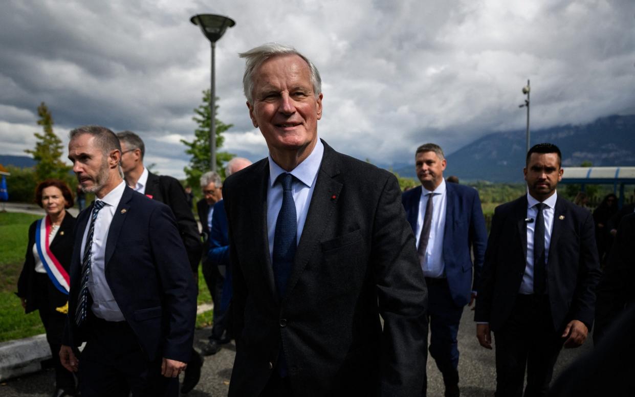 Michel Barnier has been struggling tp form his cabinet in the wake of opposition from both sides of the political divide