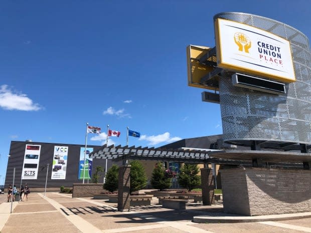 Summerside officials hope a hotel will help Credit Union Place host additional and larger signature events after the pandemic is over.  (Nicole Williams/CBC - image credit)