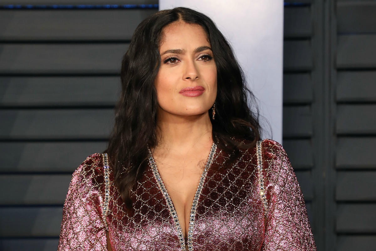 Salma Xxx Video - Salma Hayek Says Those Intimidated By Her Marriage to a Billionaire Are  \