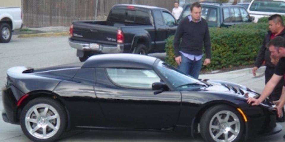 Elon Musk Tesla Roadster 2008