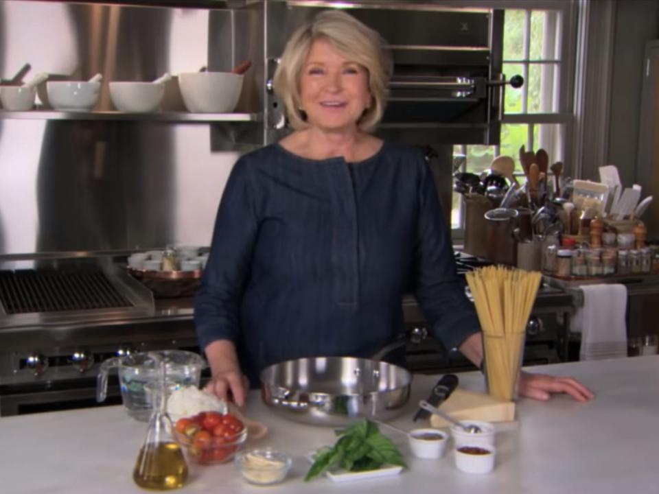 Martha Stewart one-pan pasta