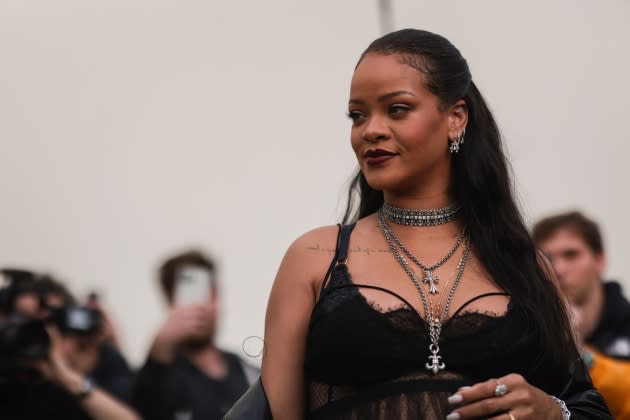 Sydney Sweeney models Rihanna's see-through Miu Miu maternity look