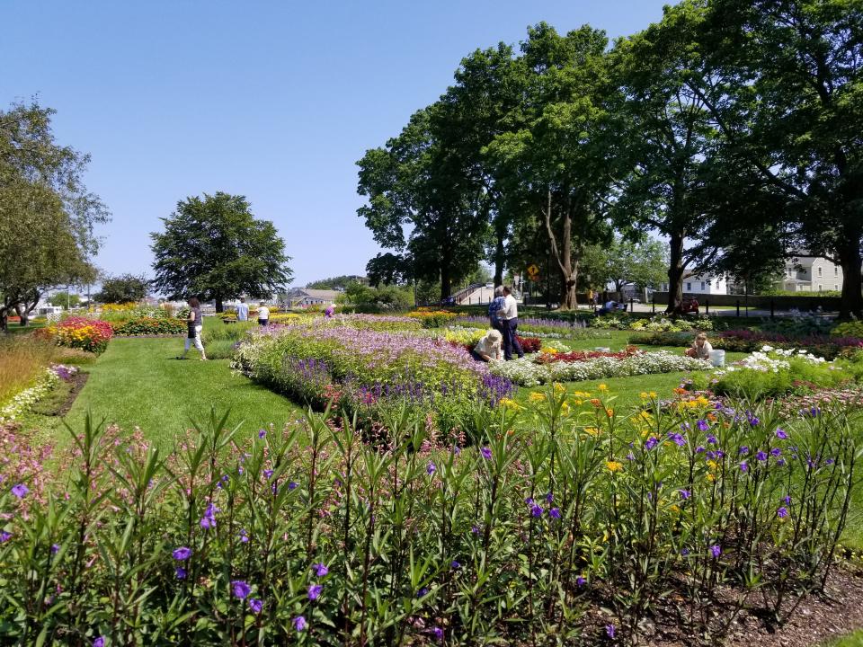 The City offers tours of the formal gardens at Prescott Park every Friday 11 a.m. and 1 p.m., through Aug. 23, 2024.