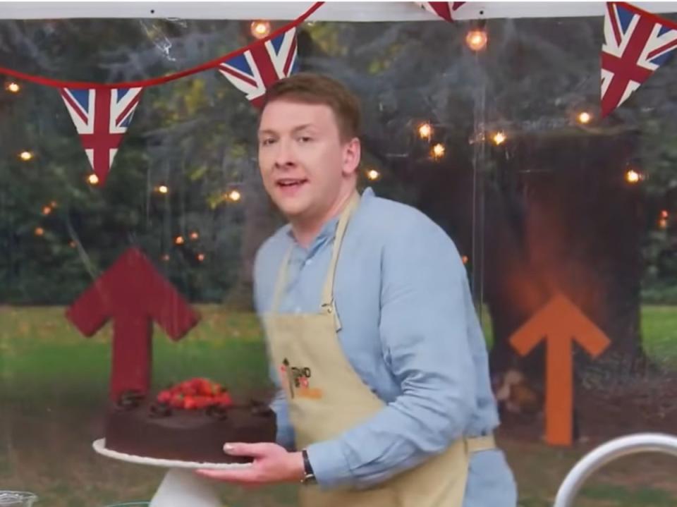 Joe Lycett on ‘Celebrity Bake Off’ in 2018 (Channel 4)