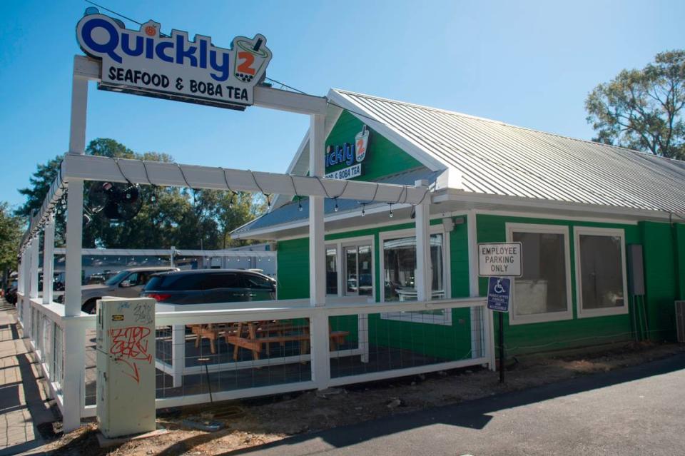 A new location of Quickly, a popular D’Iberville restaurant, prepares to open on Government Street in Ocean Springs on Thursday, Nov. 2, 2023. The restaurant will have a slightly different menu from the D’Iberville location, serving mainly seafood.