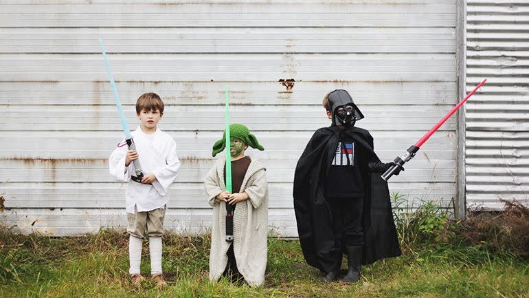 trio halloween costumes star wars