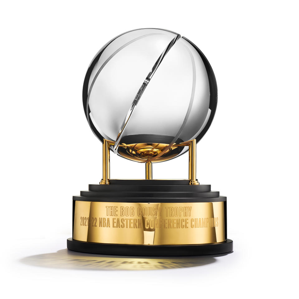 NBA The Bob Cousy Eastern Conference Trophy - Credit: T|Tiffany & Co. Studio