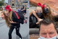 <p>The YouTube and Nickelodeon star spent the day at Disney World in Florida with her girlfriend, Kylie Prew, and a few of her family members, snapping some sweet photos on the rides and in front of Cinderella's castle. Siwa and Prew even dressed up in some <em>Star Wars</em> gear to really fit the scene at Galaxy's Edge! "I'm happy:) so so so happy," Siwa — who <a href="https://people.com/music/jojo-siwa-really-happy-lgbtq-community/" rel="nofollow noopener" target="_blank" data-ylk="slk:came out as a member of the LGBTQ community in January;elm:context_link;itc:0;sec:content-canvas" class="link ">came out as a member of the LGBTQ community in January</a> — captioned the series of photos, adding a heart emoji.</p>