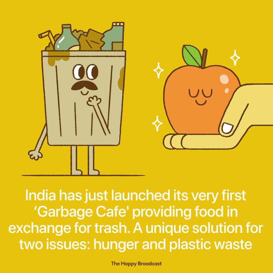 garbage cafe happy project