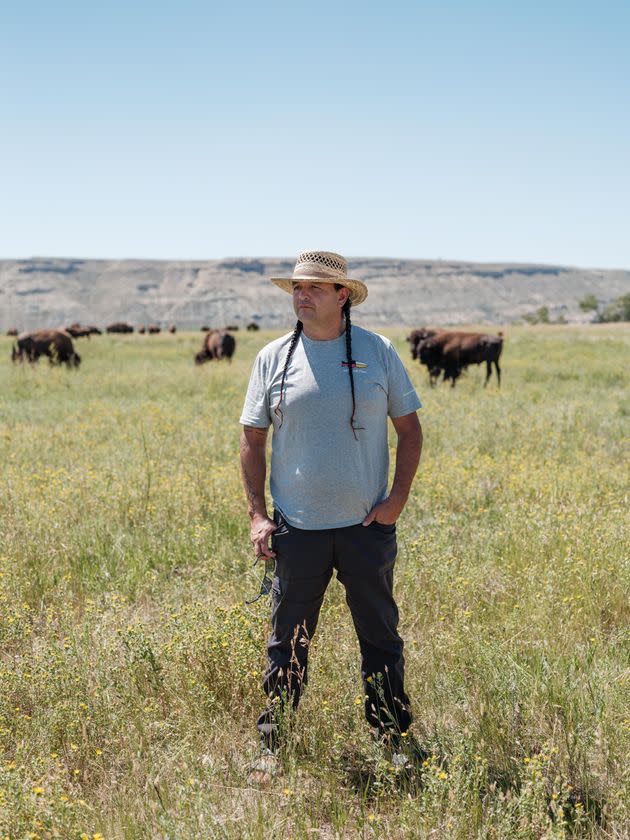 Baldes' interest in buffalo restoration started when he was young. 