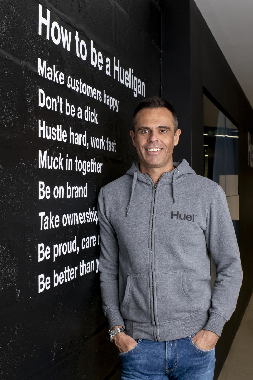 Julian Hearn, cofounder, and chief marketing officer of Huel - Credit: Courtesy