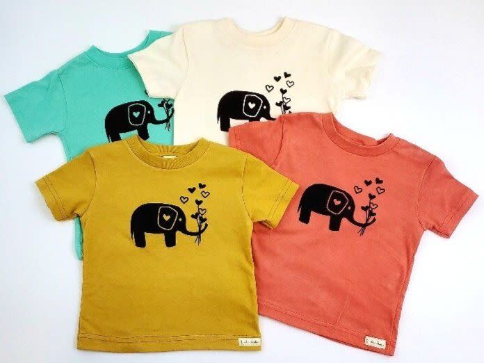 Trunk of Hearts Elephant Tee