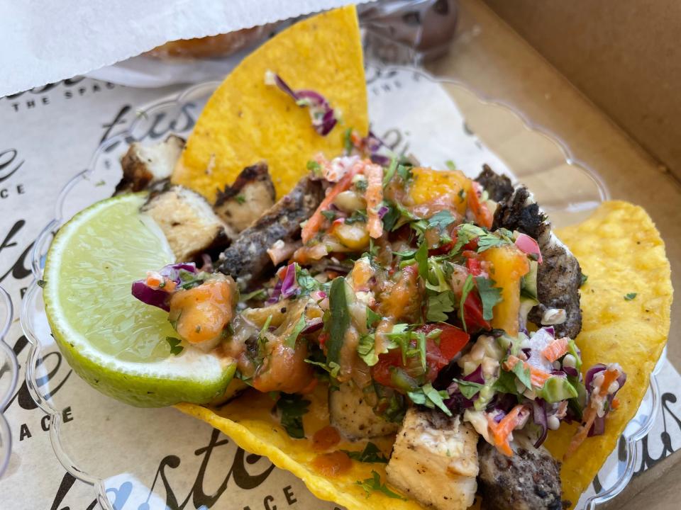 Taco Buddy's featured dish at the competition was a jerk chicken taco.