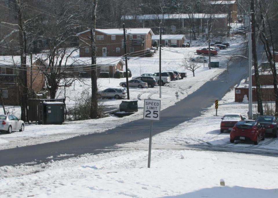 Colony Park Drive in Johnson City.