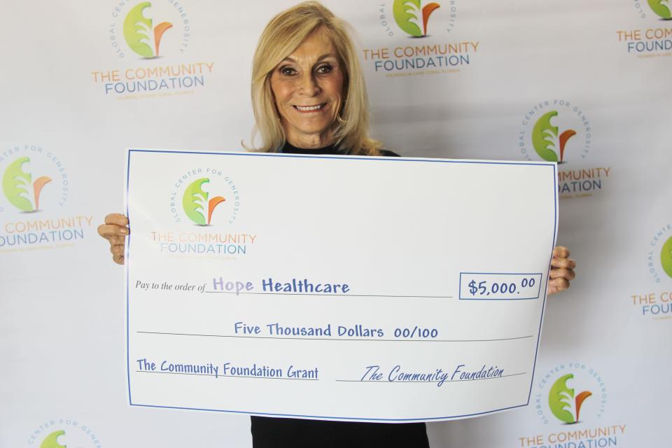 Hope Healthcare was one of 51 local nonprofit to receive a grant from The Community Foundation.