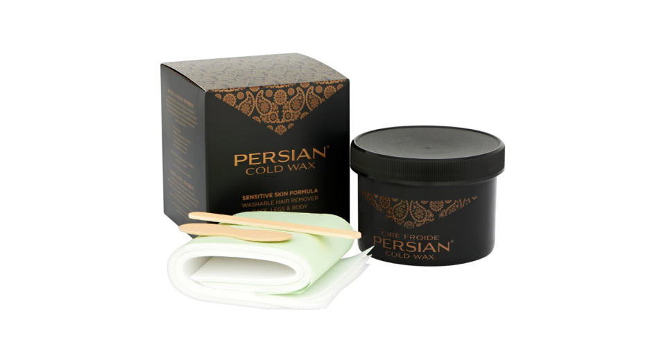 Persian Cold Wax Kit for Fine to Medium Hair Types Body Waxing 