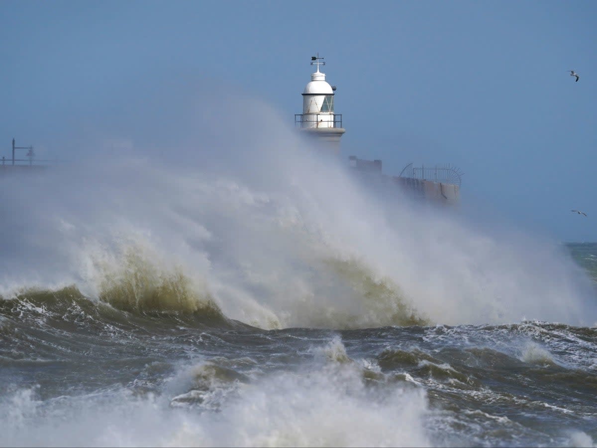 South west England was hardest hit by Storma Noa (PA)