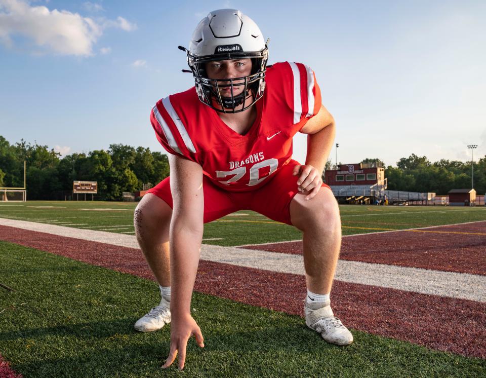 New Palestine Ian Moore photographed on Tuesday, July 19, 2022 at Brebeuf Jesuit Preparatory School in Indianapolis. 