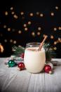 <p>The Jamestown settlers created the first American batch of eggnog, although it likely bore little resemblance to today's comforting tipple. The word <em>nog</em> comes from the word <em>grog</em>; or any drink made with rum. An early nog didn't have the rich, milky base we now ladle out of grandma's cut-crystal punch bowl. </p><p><strong>RELATED: </strong><a href="https://www.goodhousekeeping.com/holidays/christmas-ideas/g24/christmas-cocktails/" rel="nofollow noopener" target="_blank" data-ylk="slk:50 Boozy Christmas Cocktails That Are Sure To Get You Into the Christmas Spirit;elm:context_link;itc:0;sec:content-canvas" class="link ">50 Boozy Christmas Cocktails That Are Sure To Get You Into the Christmas Spirit</a></p>