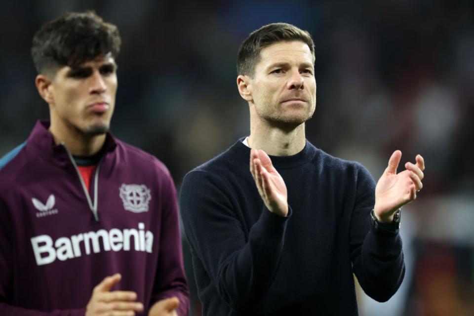 Xabi Alonso’s side maintained their unbeaten season with a late comeback against Qararbag (Getty Images)