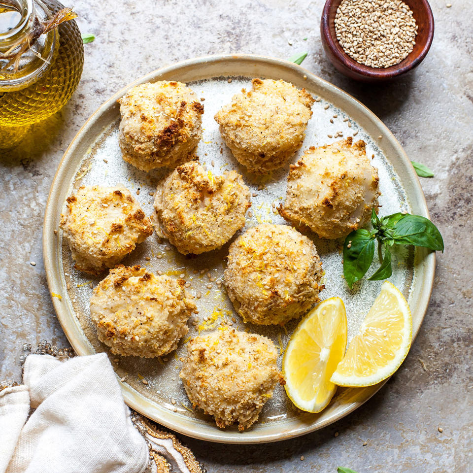 Lemon-Sesame Scallops