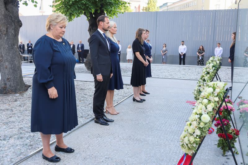 Norway marks ten years since Oslo and Utoeya island bomb attack, in Oslo
