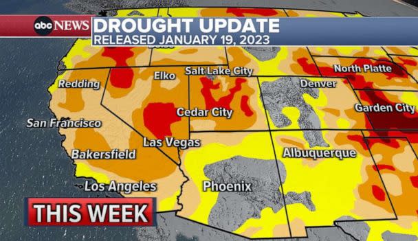 PHOTO: 'Extreme' drought has now been fully eliminated from California. (ABC News)