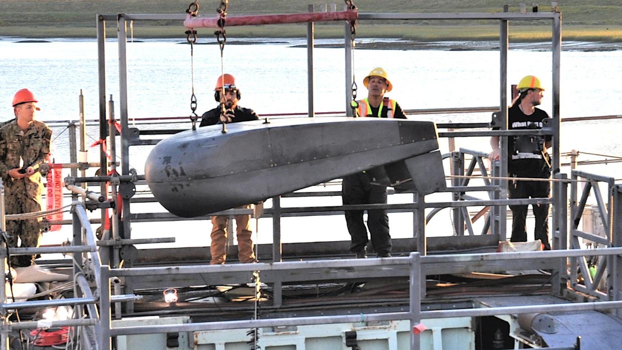 An unassuming buoy is a key tool for ensuring that US Navy Ohio class ballistic missile submarines can receive nuclear strike orders.