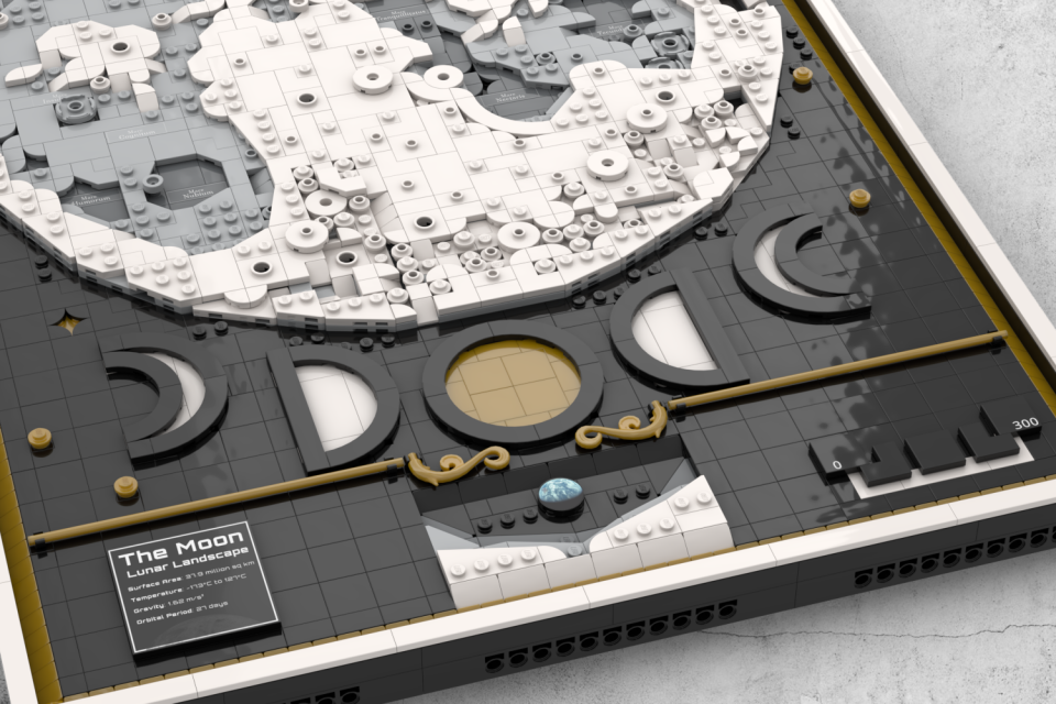 Lego Ideas The moon: moonscape